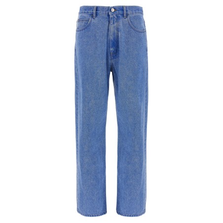 'Bleached Coated' jeans