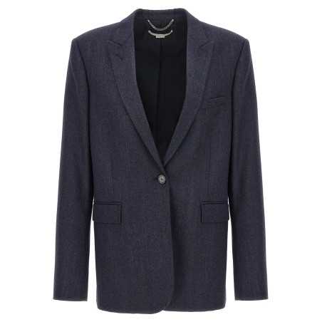 Single-breasted wool blazer