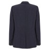 Single-breasted wool blazer