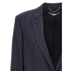 Single-breasted wool blazer