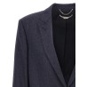 Single-breasted wool blazer