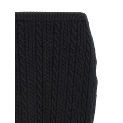 Maxi wool skirt