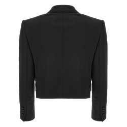 'Tuxedo' crop blazer