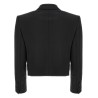'Tuxedo' crop blazer