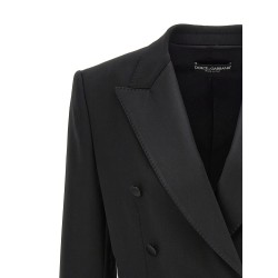 'Tuxedo' crop blazer