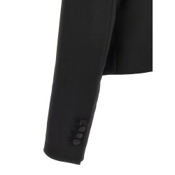 'Tuxedo' crop blazer