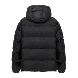 Logo plate down jacket