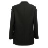 Single-breasted blazer with strap detail
