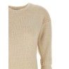 Knitted dress with removable sleeves