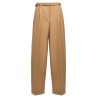 Gabardine belt pants