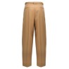 Gabardine belt pants