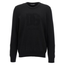 'DG' intarsia sweater