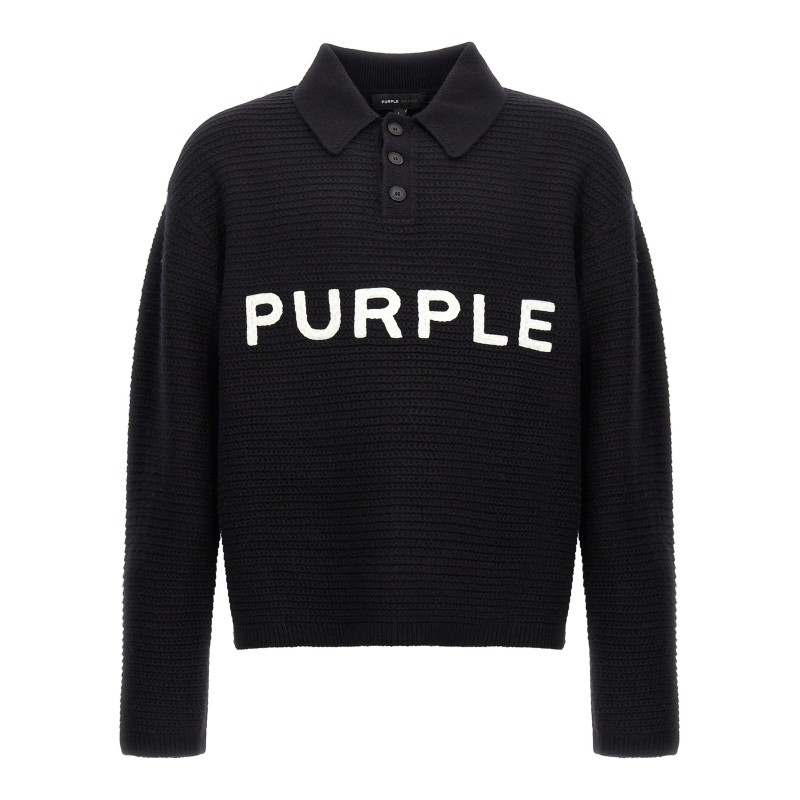 Logo embroidery sweater