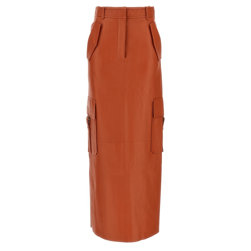 'Illustration' midi skirt