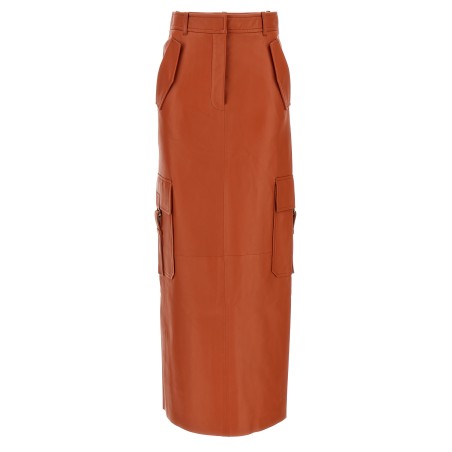 'Illustration' midi skirt