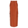 'Illustration' midi skirt