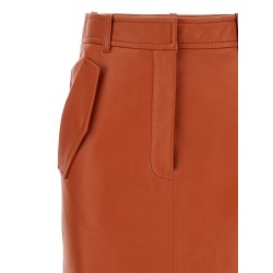 'Illustration' midi skirt