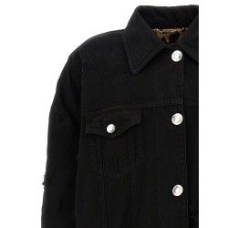 Denim long jacket