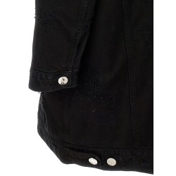 Denim long jacket