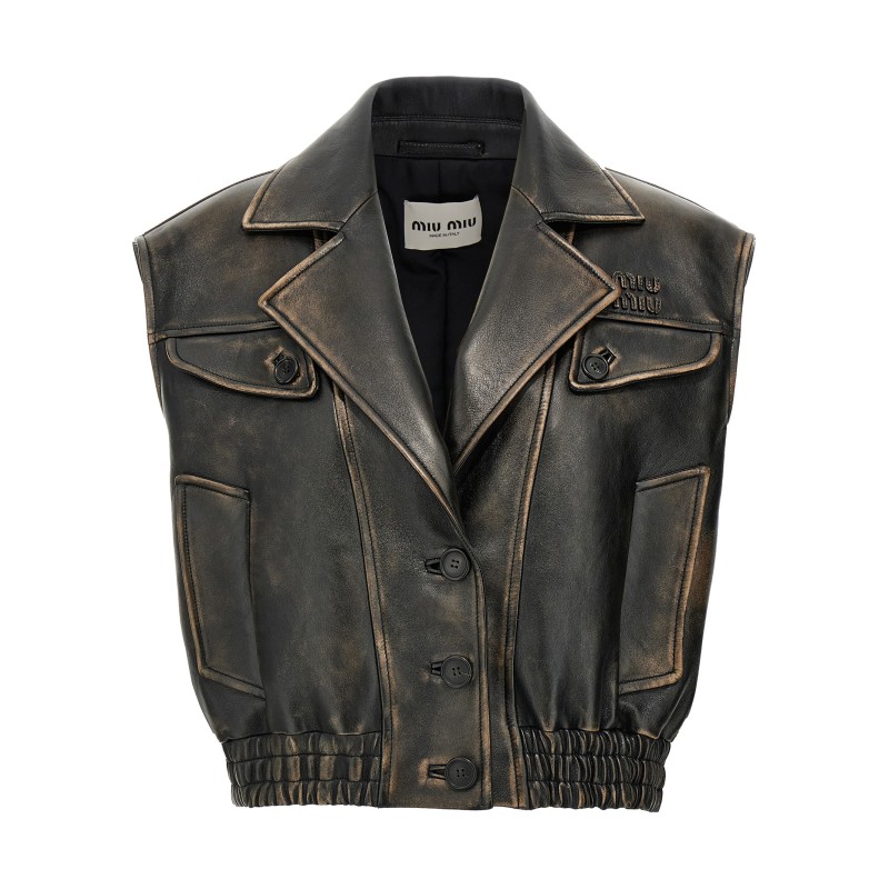 Logo nappa vest