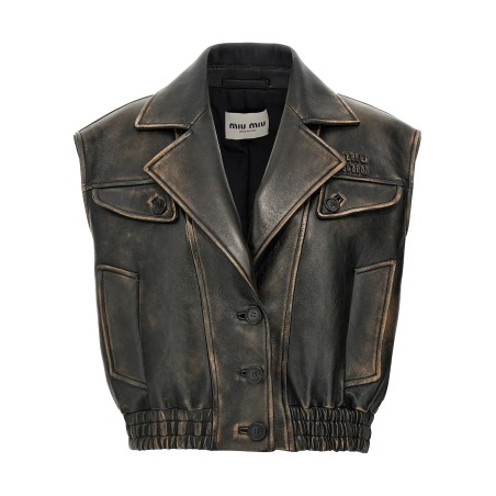 Logo nappa vest