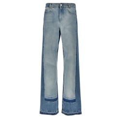 Layered jeans