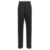 Stretched pleated trousers