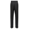 Stretched pleated trousers