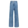 'Crystal ribbon hot fix' jeans