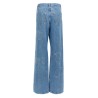 'Crystal ribbon hot fix' jeans