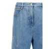 'Crystal ribbon hot fix' jeans