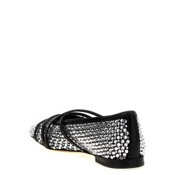 'Crystal Net' ballet flats