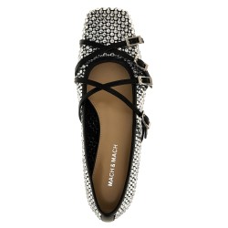 'Crystal Net' ballet flats