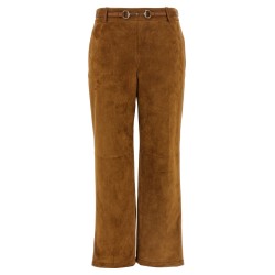 Suede pants