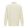 Fleece cotton polo shirt