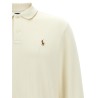 Fleece cotton polo shirt
