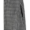 'Crinkled Check Long' dress