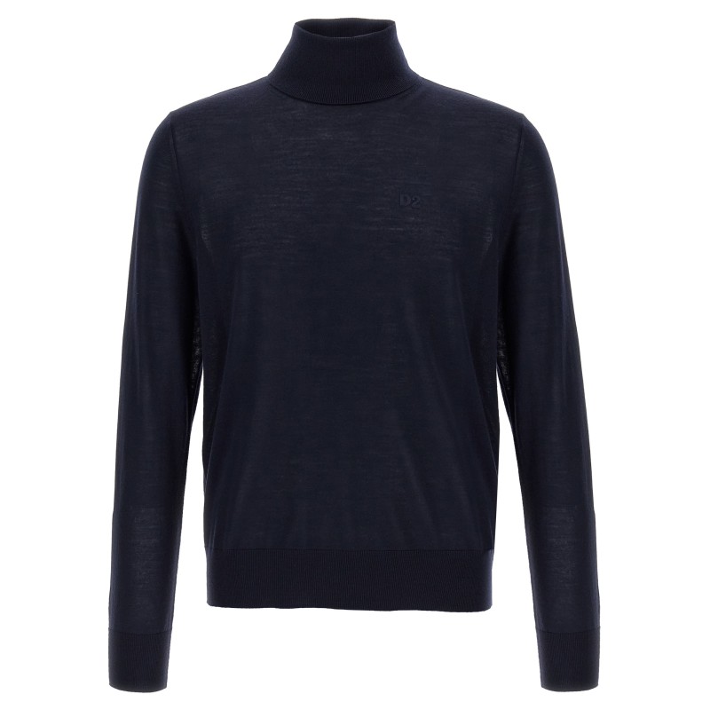 'D2' turtleneck sweater