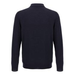 Virgin wool polo shirt