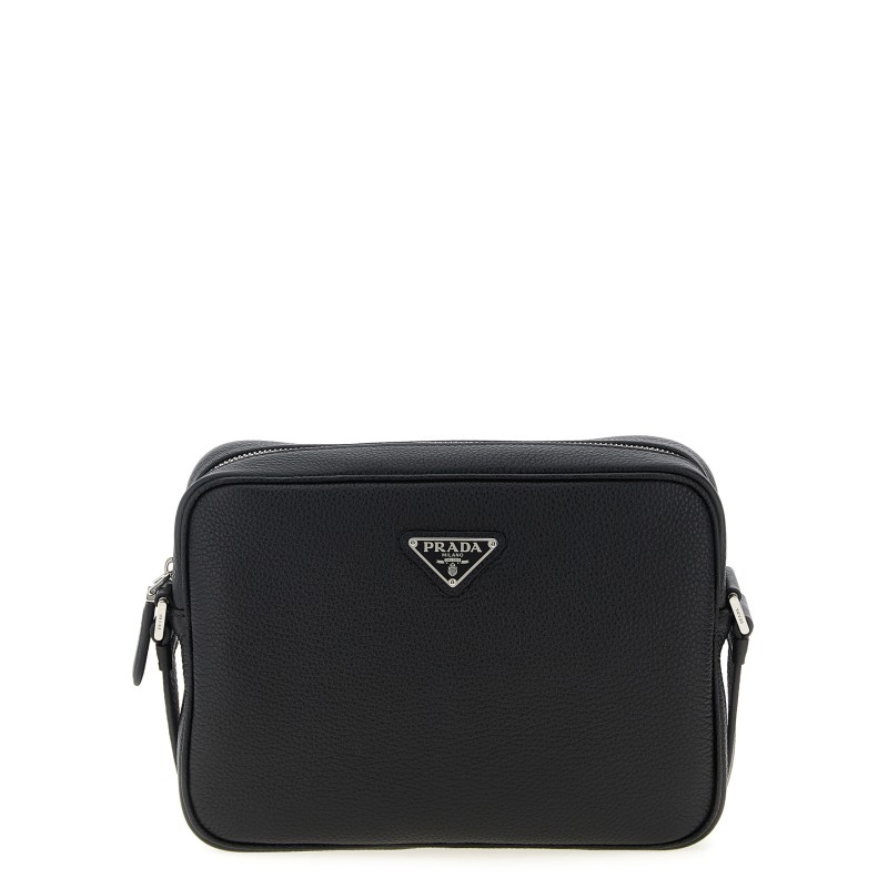 Leather shoulder strap