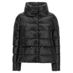 Wide neck down jacket