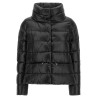 Wide neck down jacket