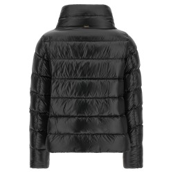 Wide neck down jacket