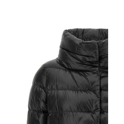 Wide neck down jacket