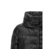 Wide neck down jacket