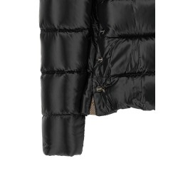 Wide neck down jacket