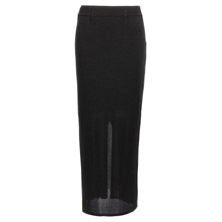 Vanity and lamé skirt