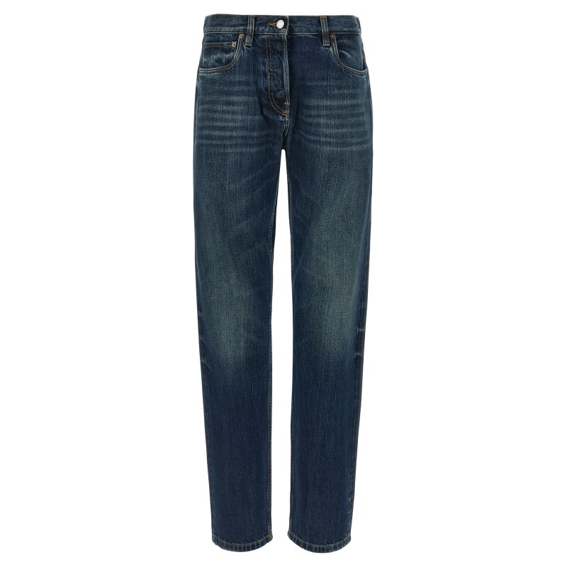 Trompe l'oeil heart jeans