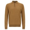 Virgin wool polo shirt