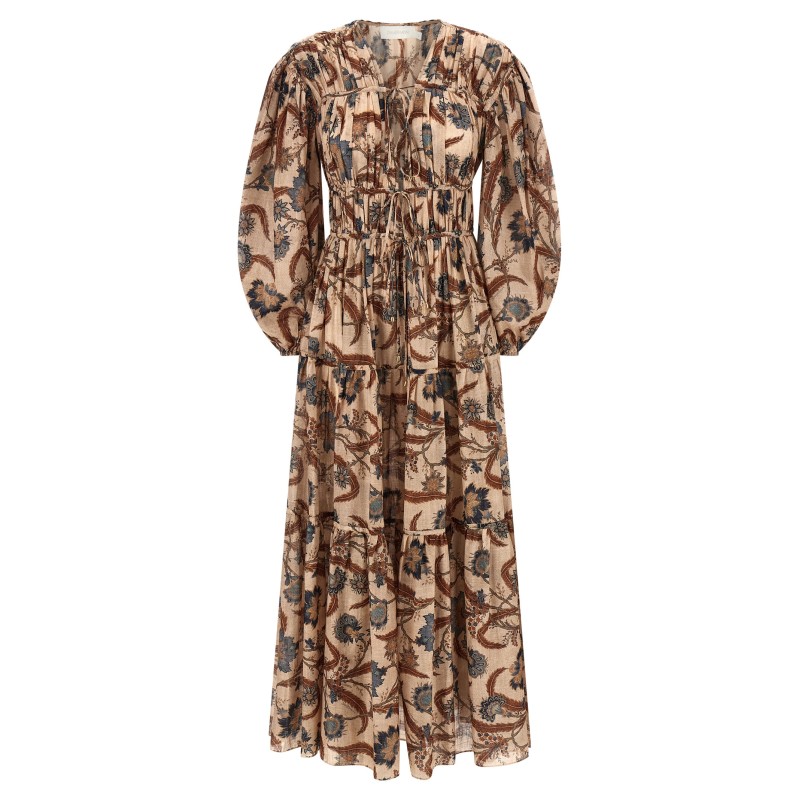 'Ascension Tie Billow Maxi' dress